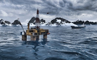 arctic oil rig