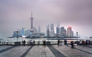 smog over shanghai