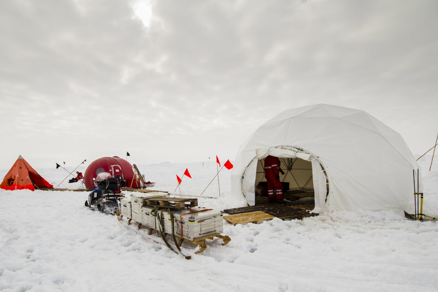 research camp antarctica