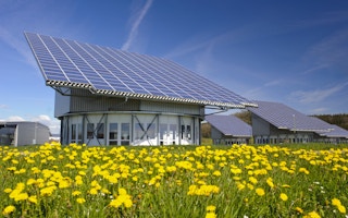 solar on industrial roof
