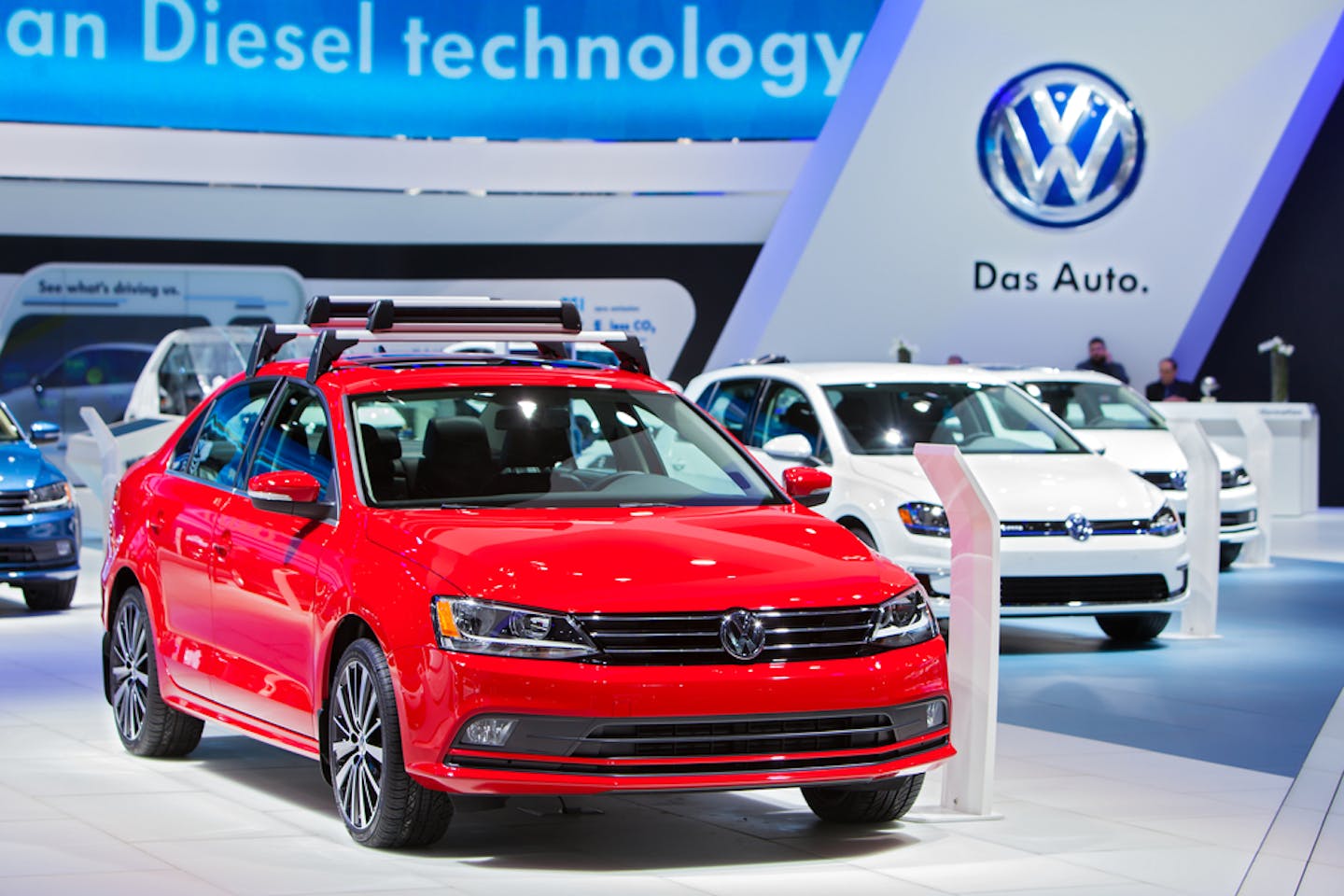 VW in showroom