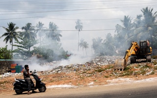 trivandrum smoke burning