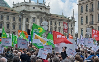 TTIP protest in Munich
