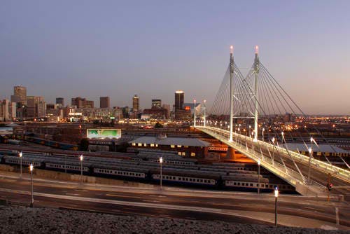 Nelson Mandela Bridge, Johannesburg