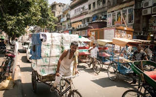rickshaw heat india