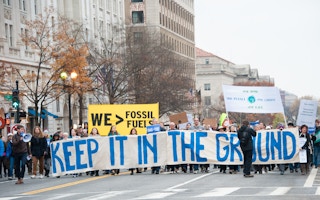 washington fossil fuel protests