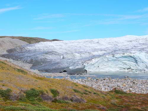 greenland ice melting inland