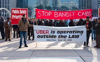 uber protests in toronto