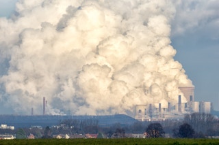 brown coal plant pollution