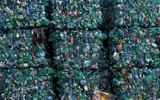 bales of plastic in france