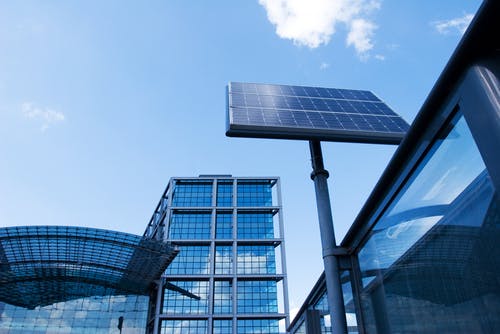 solar panels buildings
