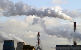 carbon rising power plants