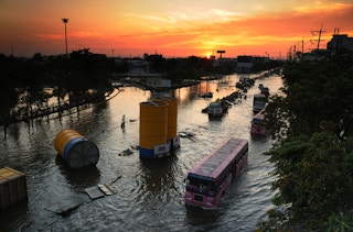 Flooded bangkok