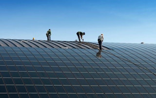 solar panels roof bldg