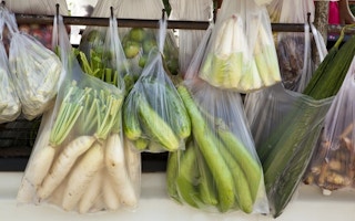 plastic bags veggies