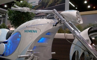 Electric motorcycle by Siemens