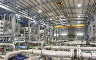 Tuaspring desalination plant in Singapore