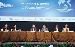 Delegates discuss the future of the water industry at Singapore International Water Week. Image: SIWW