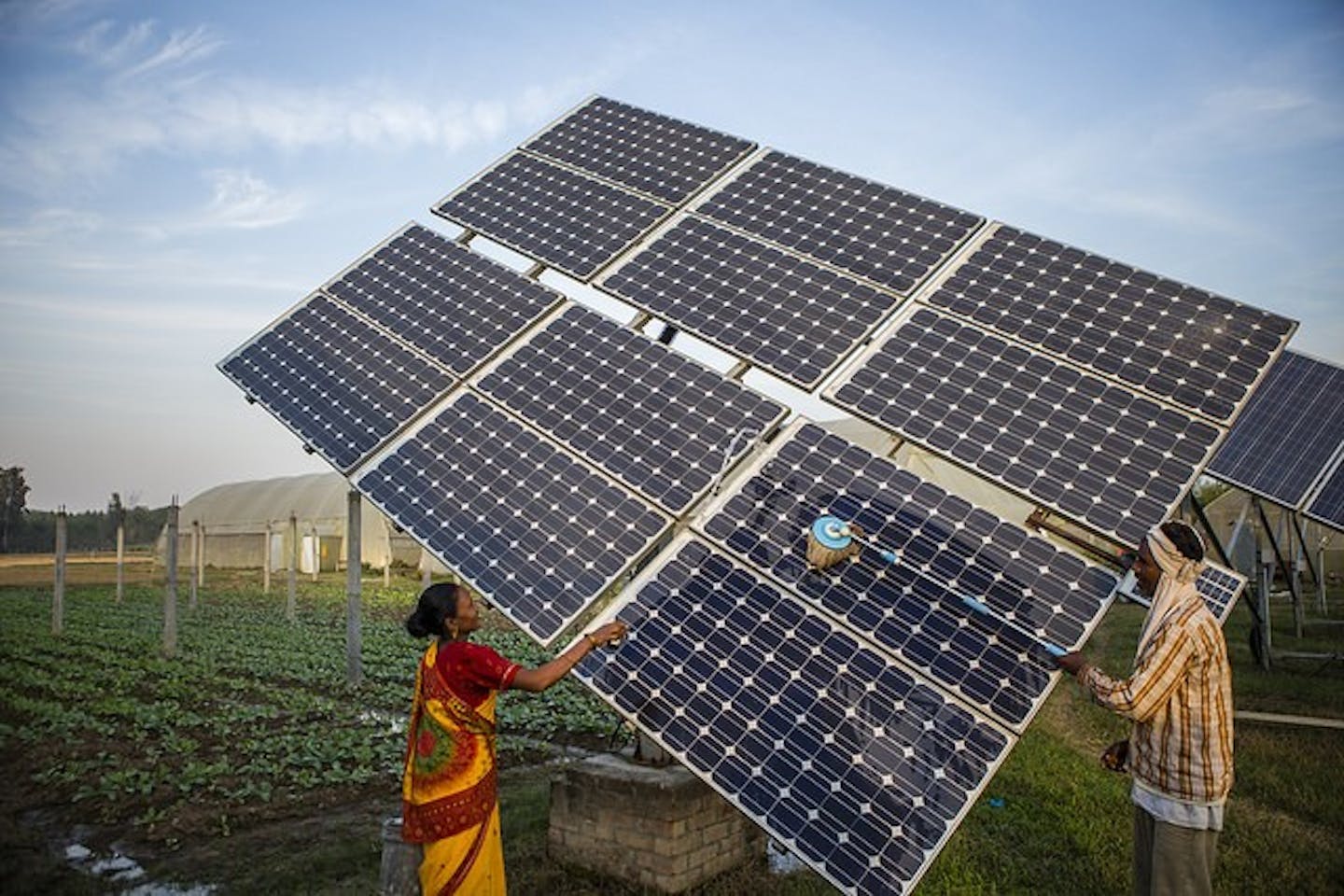 Solar panels in India