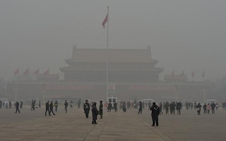 beijing tourist smog