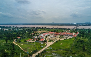 Mukdahan side of thai lao border