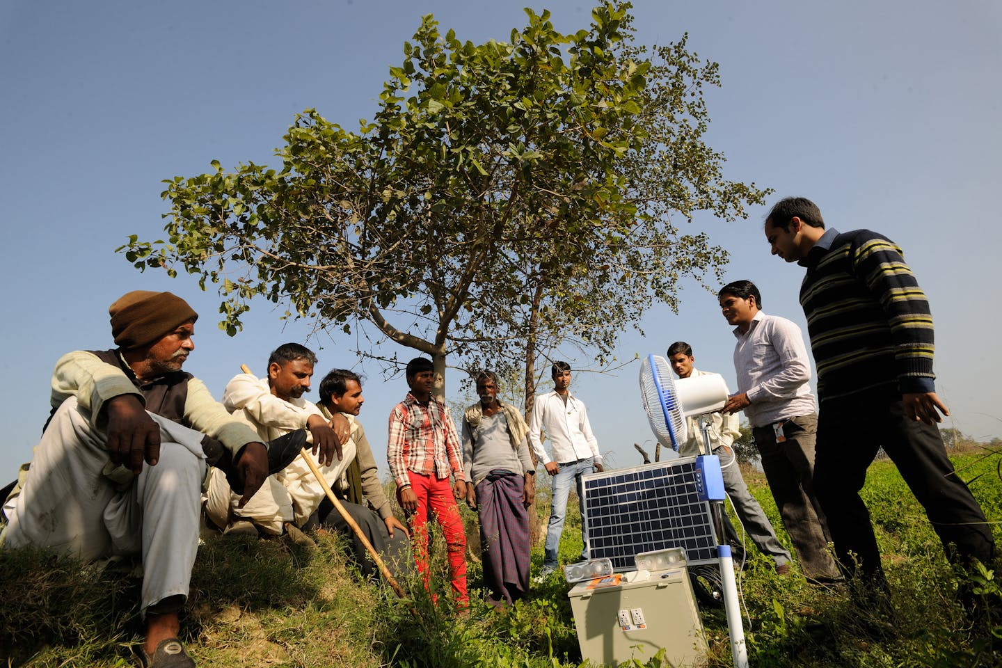 uttar pradesh villagers renewable