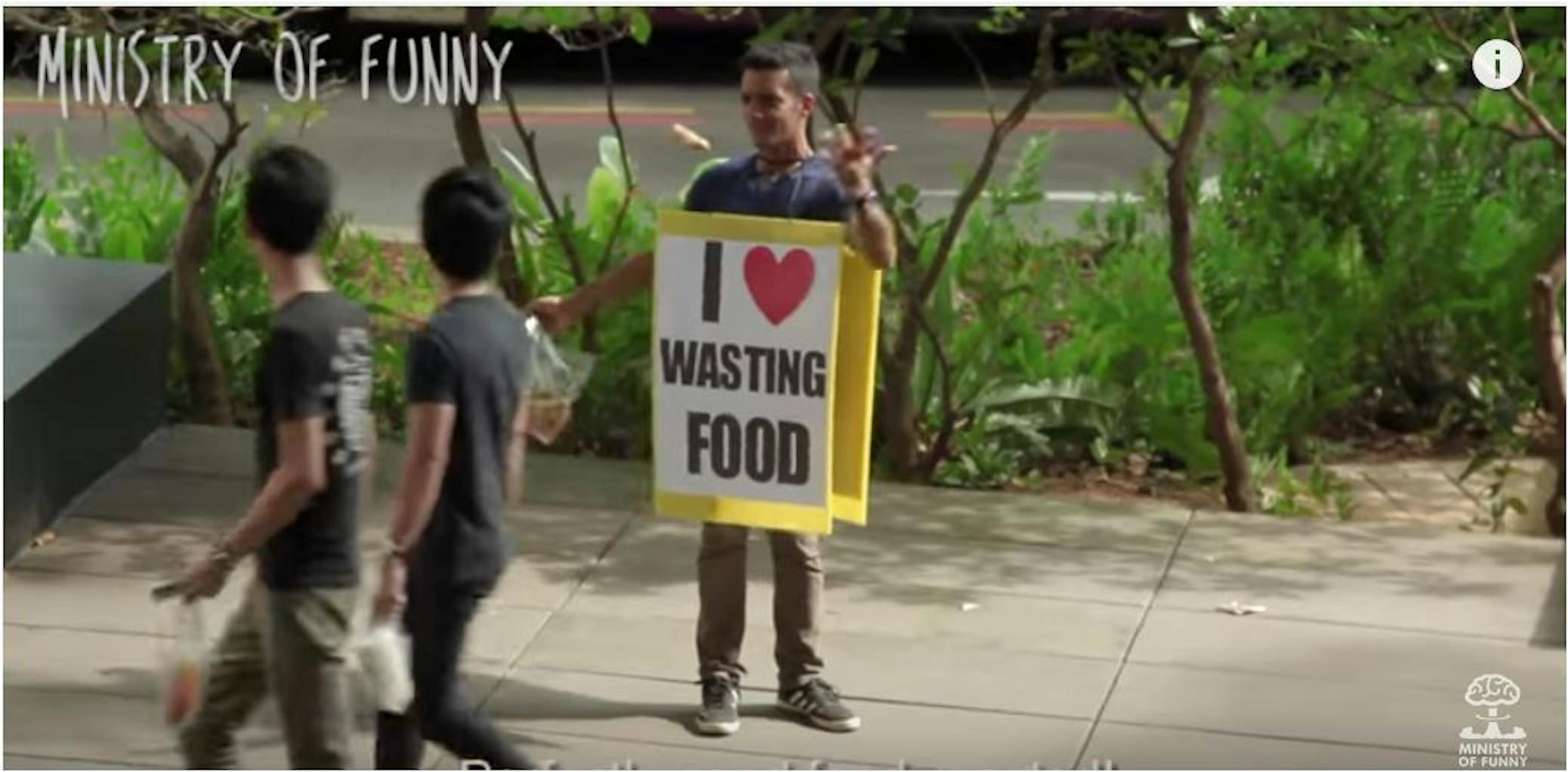 video grab wasting food is awesome