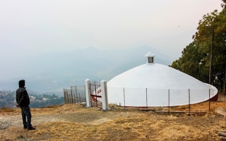 water tank in Srinagar Hill 