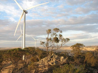 Waterloo wind farm in Australia