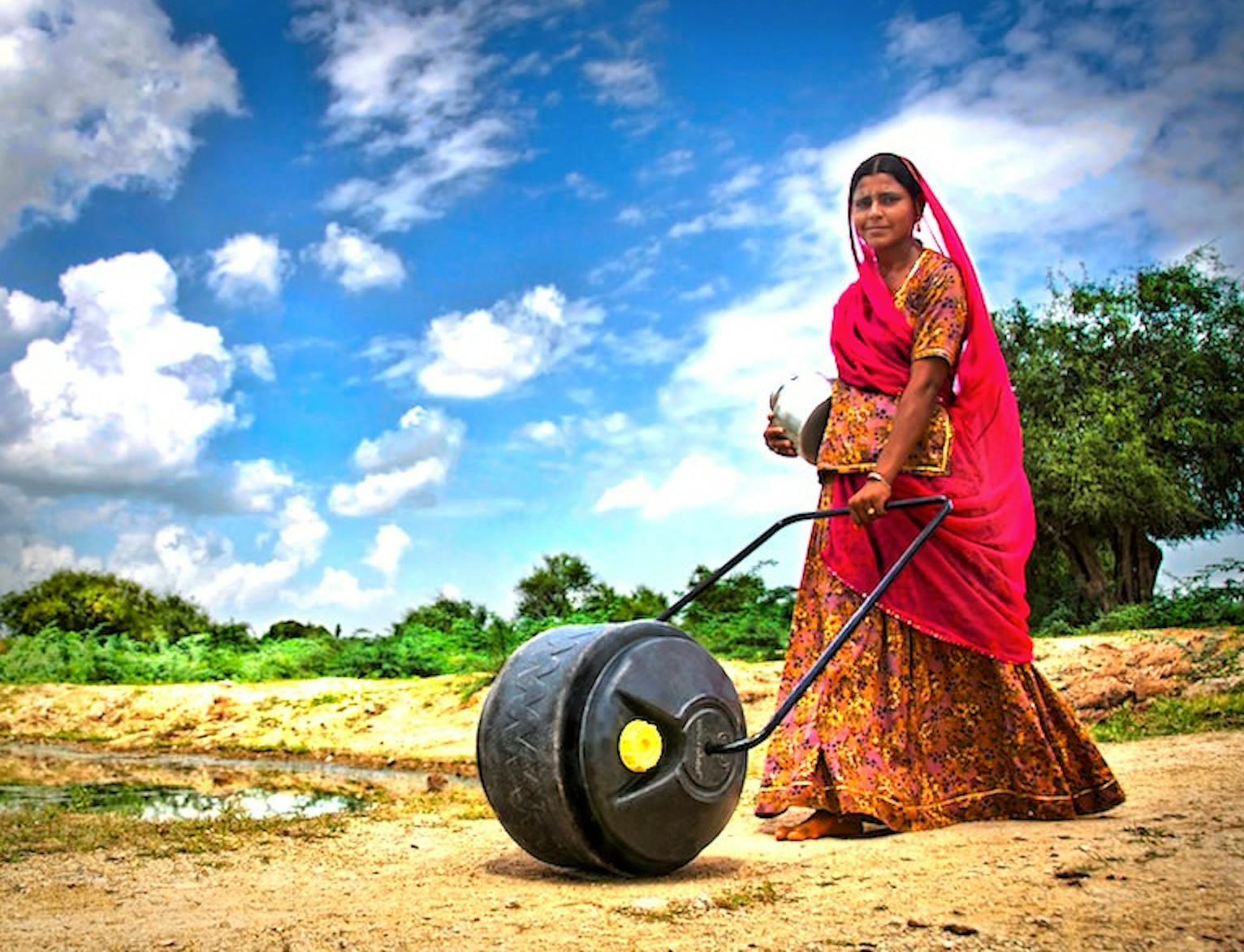 WaterWheel for women in Indian rural communities