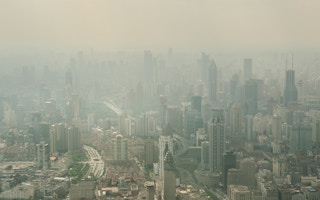 shanghai smoggy
