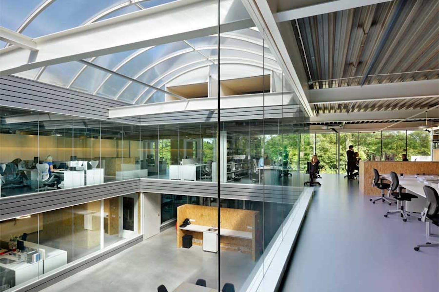 green building indoors