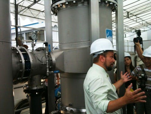 PWN demo tour at CCK PUB plant eco-business