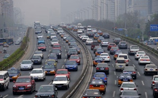China traffic Xinhua