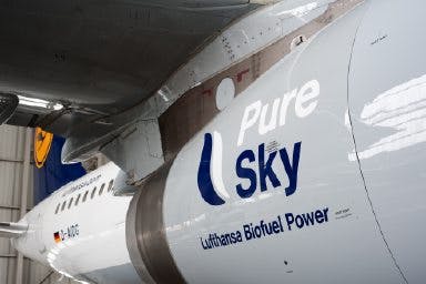 aviation biofuel lufthansa