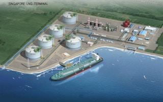 Singapore LNG terminal concept drawing EMA