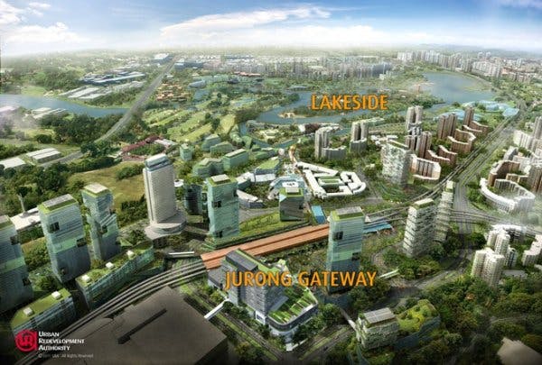Singapore's jurong lake district URA