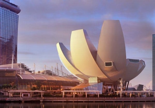 ArtScience Museum Exterior_F marina bay sands