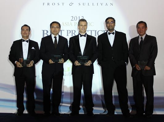 Green business award recipients 2012