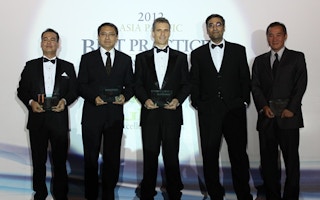 Green business award recipients 2012