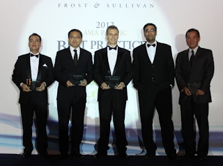 Green business award recipients 2012