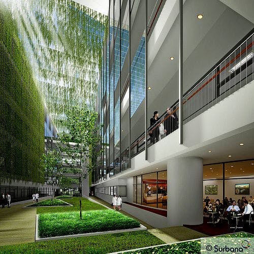 Cleantech Park Living Atrium