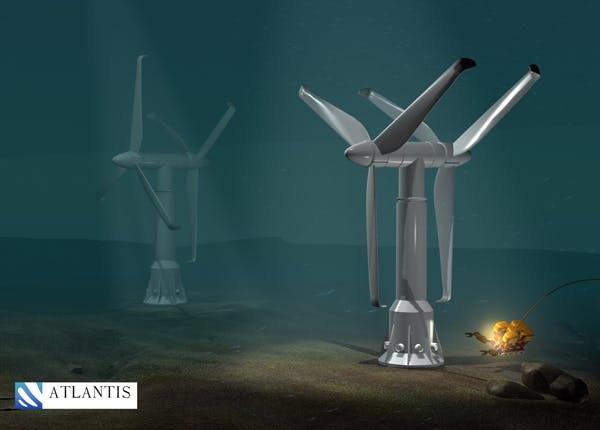 Atlantis tidal turbine