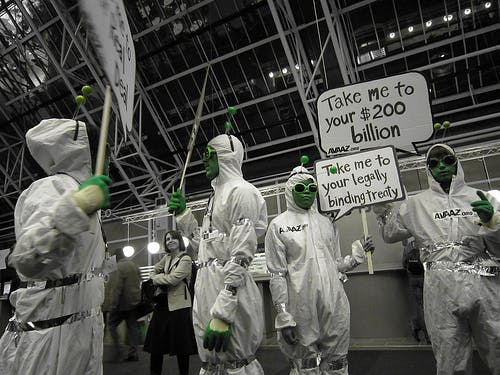 Copenhagen alien protest