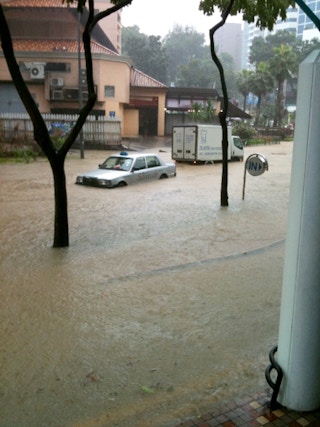Singapore flood